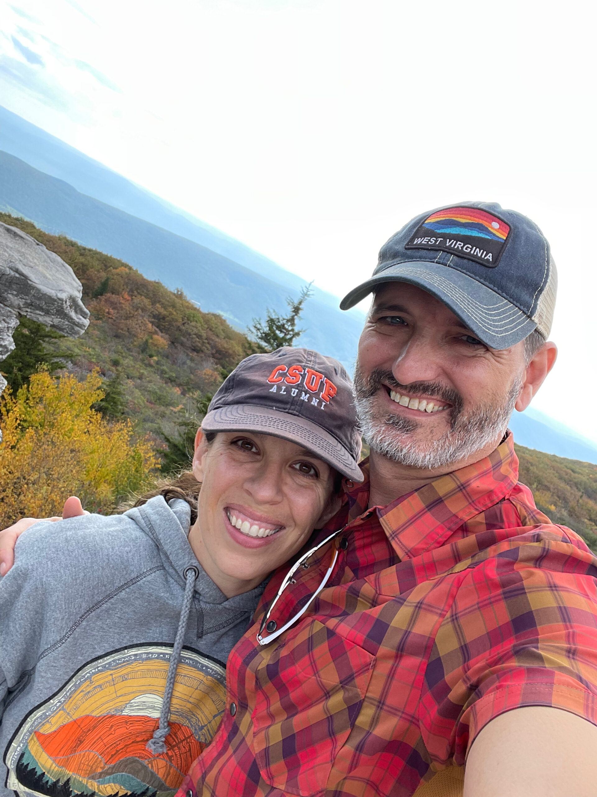 Laurel and James of Hersick and Webster Creative Partners exploring Dolly Sods Wilderness.